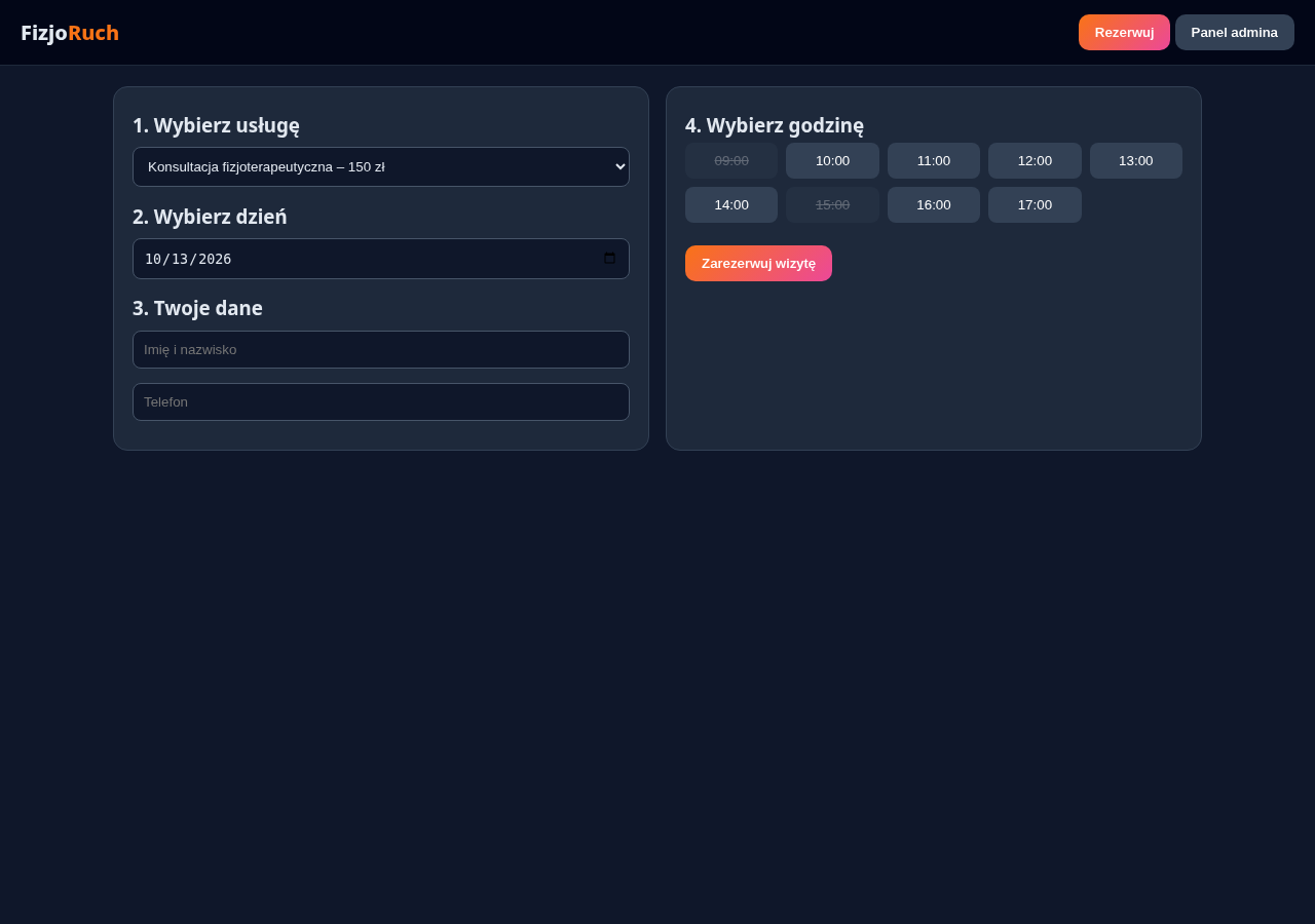Appointment booking system